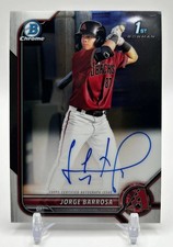 2022 Bowman Chrome - Prospect Autographs Jorge Barrosa Auto #CPA-JBA 