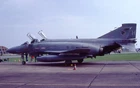 Orig Aircraft slide RAF XV412 Douglas F-4M Phantom FGR2 Alconbury 1983  #5293
