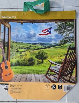 Puerto Rico Christmas Limited Edition XL Walmart Reusable Bag   LA VIDA DE CAMPO