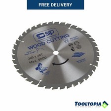 SIP Woodcutting Circular Saw Blade 305mm x 30mm TCT 40T Replacement Blades 06122