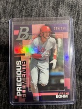 2020 Bowman Platinum - Wal-Mart Precious Elements Alec Bohm #PE-21 Purple /250