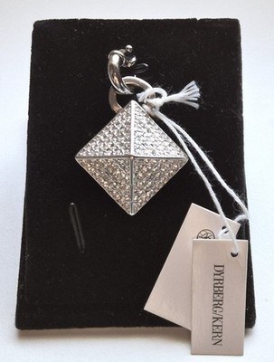 DyrbergKern Anhänger ~ 3D-Pyramide ~ Kristalle ~ 30x30mm ~ Designer Schmuck ~ #M