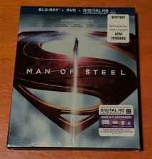 Man of Steel Blu-ray Henry Cavill Amy Adams Michael Shannon Kevin Costner
