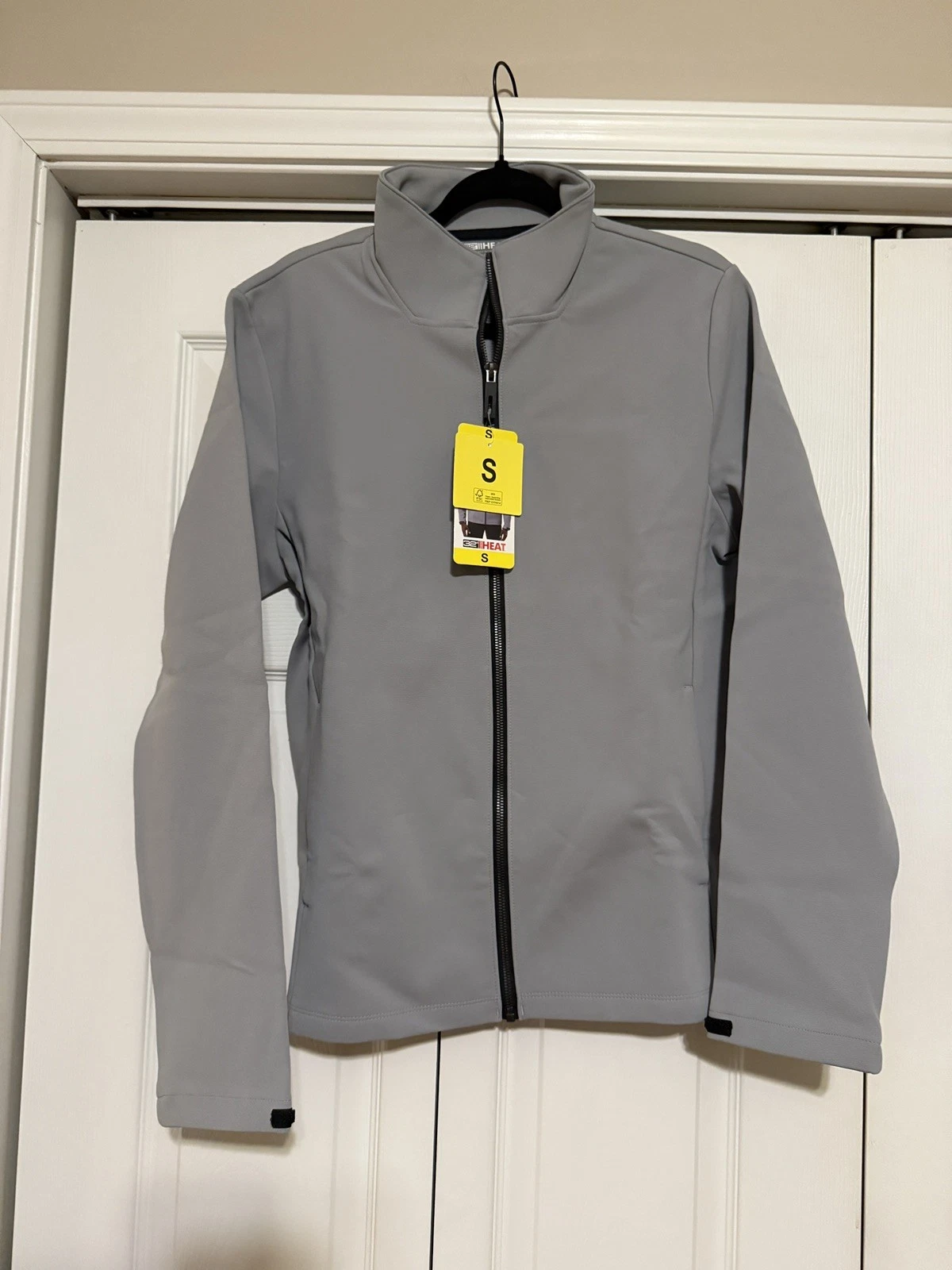 NEW 32 Degrees Heat Men's Gray Full-Zip Lightweight Softshell Jacket size small