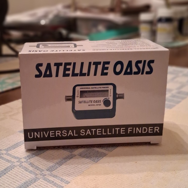 Satellite Oasis SF95 Analog Sat TV Signal Finder Meter KU Band 1 In/1 Out