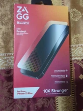 ZAGG InvisibleShield Glass XTR3 iPhone 15 Plus Screen Protector 10X Stronger