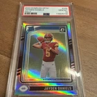 2024 Panini Donruss Optic Jayden Daniels SILVER HOLO RC ROOKIE #248 PSA 10🔥
