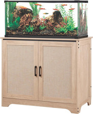 Wooden Aquarium Stand for 20-40 Gallon Tanks with Storage Cabinet