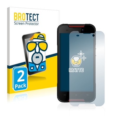 2x Schutzfolie Matt für Cubot Quest Lite Displayschutz Antireflektierend