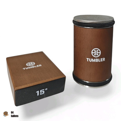 Tumbler Rolling Knife Sharpener Tool with Diamond Plate + Magnetic Holder