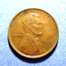 1909 Lincoln cent  XF