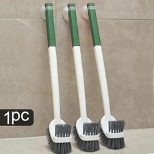 Long Handle Toilet Brush   Wall-mounted, Double-sided, No-drill, Deep Clean