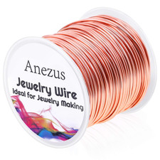 18 Gauge Jewelry Wire for Jewelry Making, Craft Wire Tarnish Resistant Copper Be