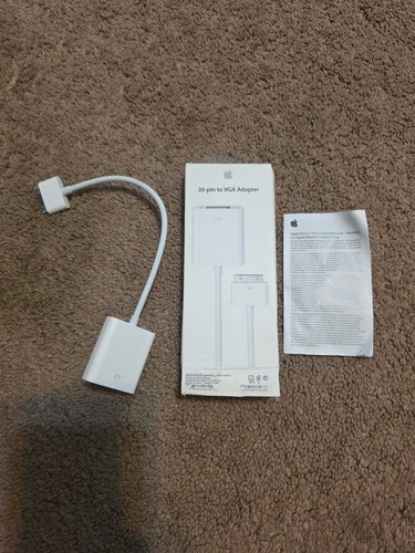 30 pin to VGA Female adapter - Genuine Apple Accessory - 第 1/4 張圖片