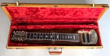 Fender Lap Steel Guitar Stringmaster Deluxe 8 String Original Tweed Case & Legs