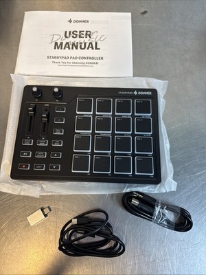 Donner  Starrypad Controller-DPD-16 Pad Black