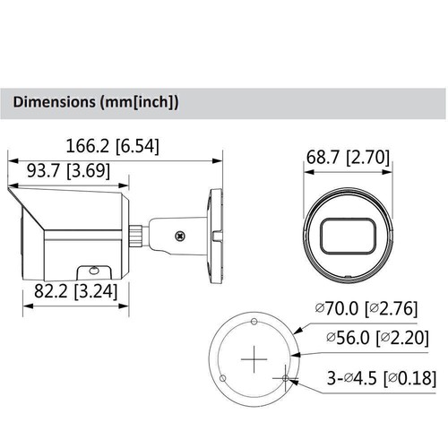 Dahua Original Starlight IPC-HFW2831S-S-S2 8MP IR IP67 H.265+ Bullet IP Camera - Picture 18 of 20