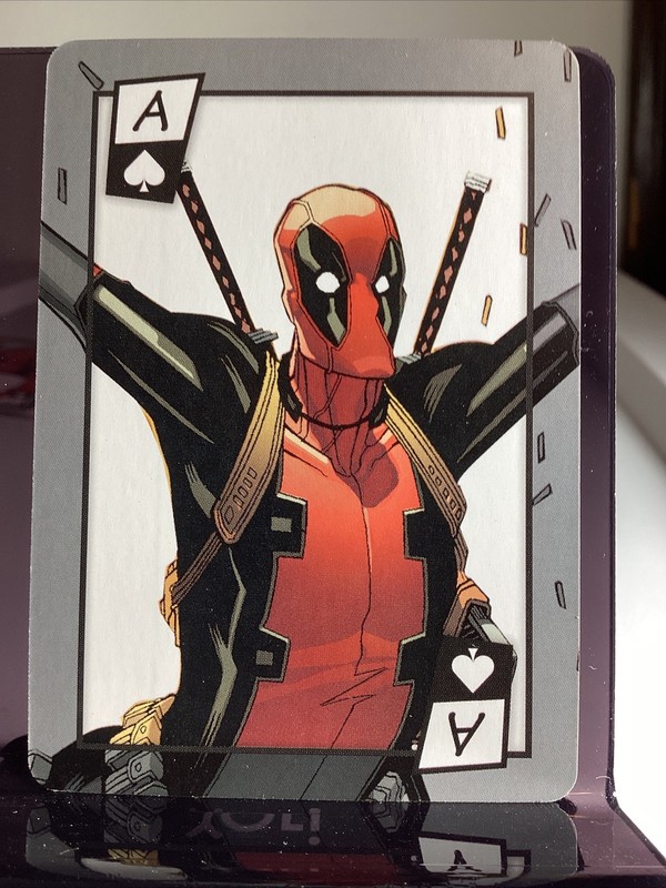 Marvel Deadpool playing card  by Aquarius Ace Of Spades