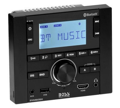 Boss Audio BV6860BH Mobile Home RV Stereo AM/FM Digital Media Bluetooth Receiver