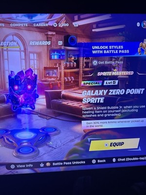 Fortnite Galaxy Zero Point For Cheap Price Mastered Max Level 5