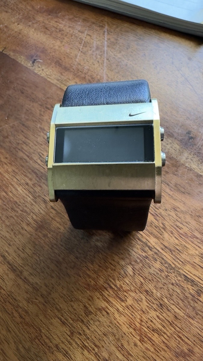 Nike Oregon Square Stainless Steel Digital Leather WA0038