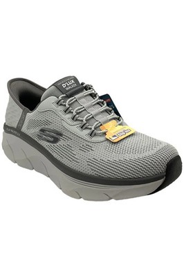 Skechers Men's D'Lux Walker 2.0 Rezinate Sneakers Charcoal/Gray