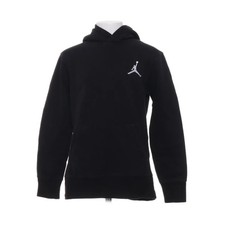 Jordan, Kapuzenpullover, Größe: 132, Schwarz, Baumwolle/Polyester, Print #GAQ