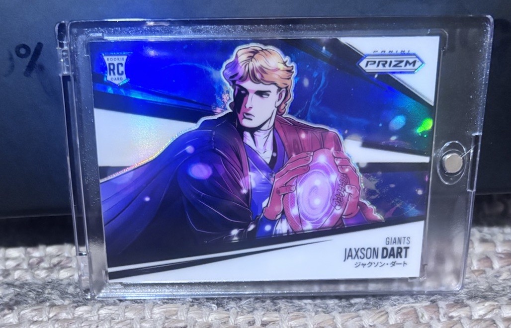 🔥 2025 Panini Prizm Manga Rookie RC Jaxson Dart Giants - Case Hit - GMEN