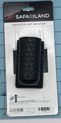 Safariland 37-3-4 Mace O/C  Holder Open Top Black Basketweave Belt Loop 2-1/4''