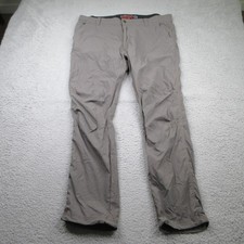 Wrangler All Terrain Gear ATG Pants Men's 36x29 Gray Nylon Stretch Outdoor