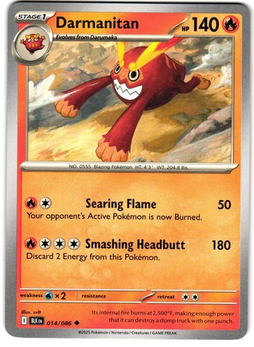 Darmanitan 14/86 Pokemon SV: Black Bolt