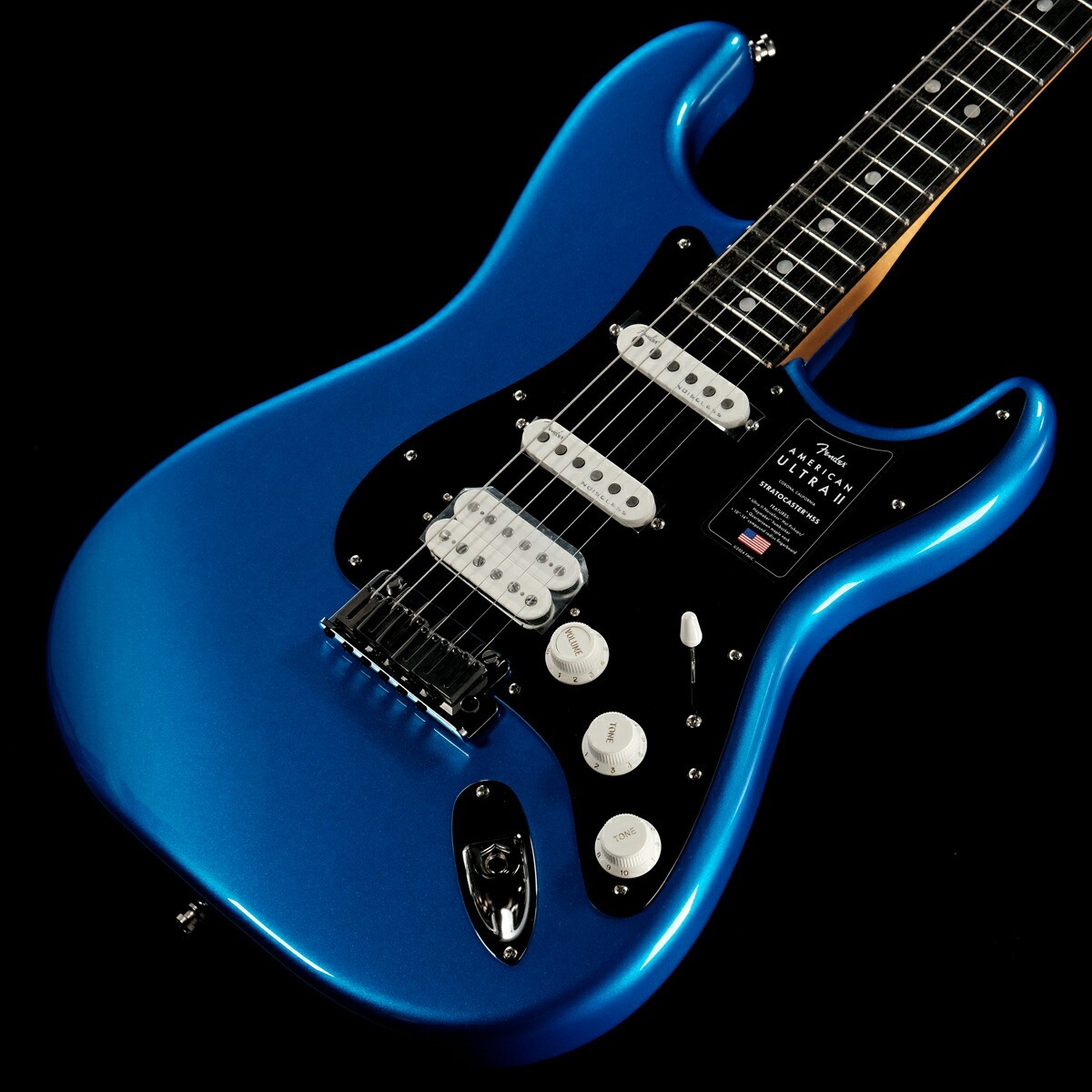Fender / American Ultra II Stratocaster HSS Ebony Noble Blue S/N