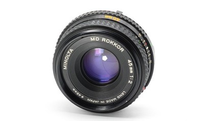 Minolta MD Rokkor 45mm F2 Pancake Objektiv