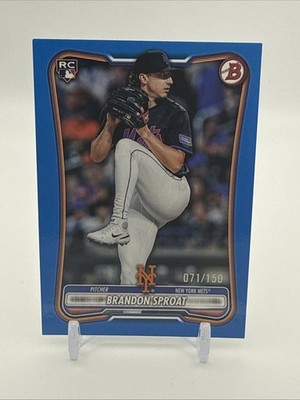 2026 Bowman Brandon Sproat Blue /150 NY Mets #33