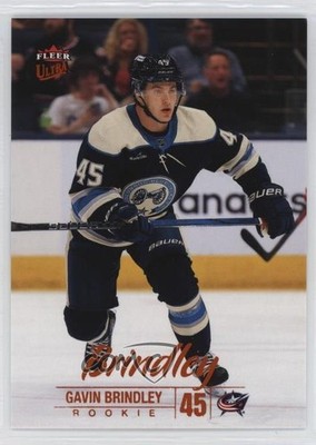 2024-25 Fleer Ultra Rookies Orange Foil 6/25 Gavin Brindley #221 Rookie RC 0ba9