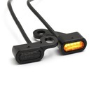 Mini LED Blinker vorne Lenkerarmatur für Harley Sportster ab 2014, schwarz H-D
