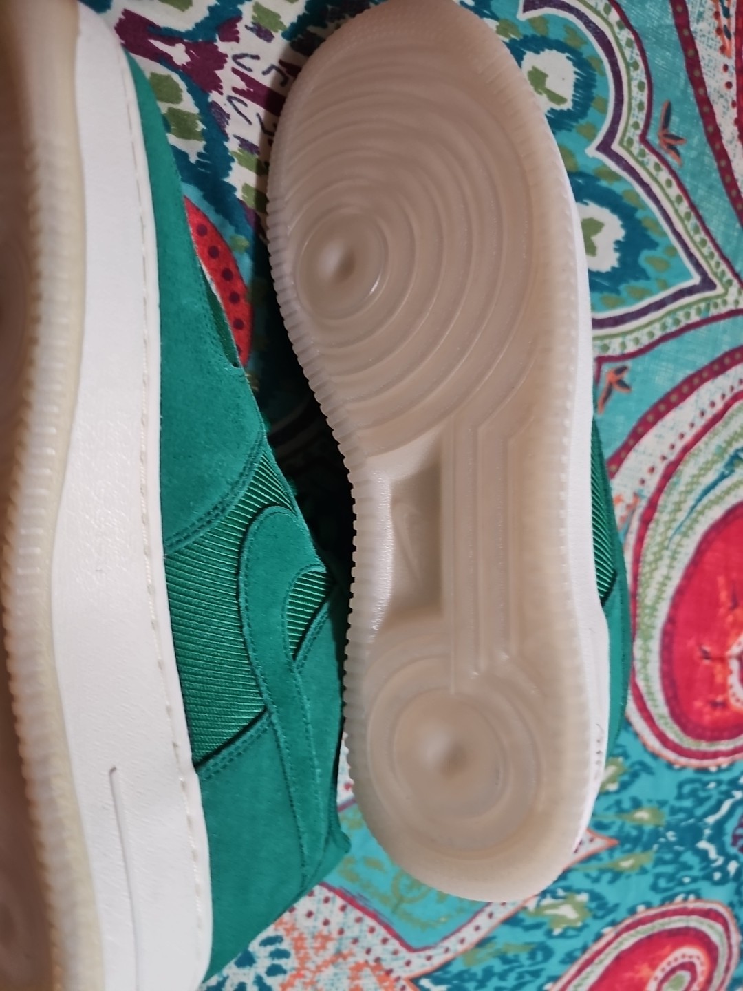 SAOLA Nike Air Force 1 '07 LV8 FZ5222 300 Uomo Taglia 11 Malachite Avorio Nuove