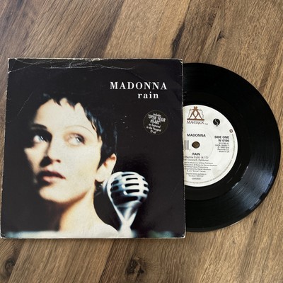 Madonna - Rain | Open Your Heart 7  Vinyl Record Single
