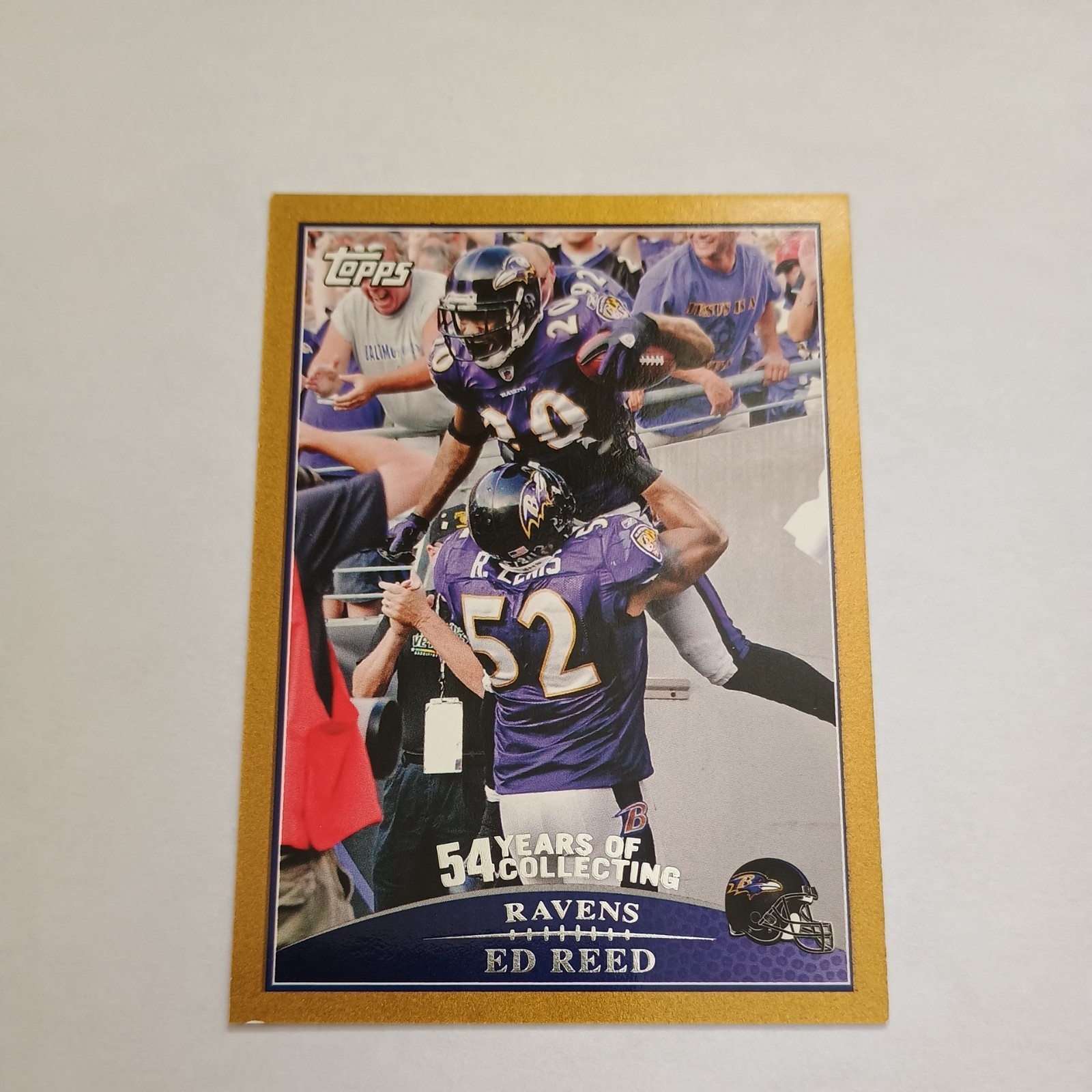 2009 Topps Gold 578/2009 Ed Reed #140 HOF Baltimore Ravens 