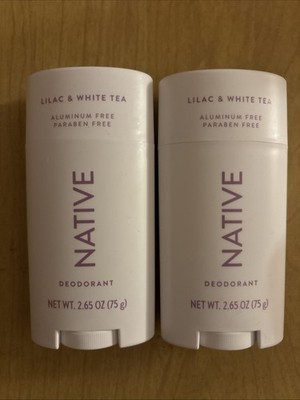 2x Native LILAC & WHITE TEA Deodorant 2.65oz