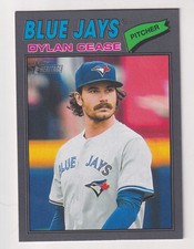 2026 Topps Heritage DARK GREY BORDER #260 DYLAN CEASE Toronto Blue Jays