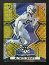 Deforest Buckner 2022 Panini Mosaic Football Gold Wave Prizm /17 #227