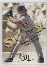 1999 Skybox Premium Autographics Gabe Kapler Auto q3x