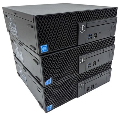 Lot of 3 Dell OptiPlex 3050 SFF Desktop Pentium G4400 3.30GHz 8GB RAM No HDD/OS