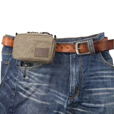 Belt Pouch for Men Women YKK Zippers EDC Pouch Belt Bag Waist Pack