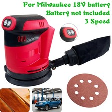 3 Speed Adjustment Cordless Random Orbital Sander For Milwaukee 18V Battery