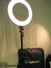 Inkeltech Ring Light - 18 inch 60 W Dimmable LED Ring Light Kit with Stand