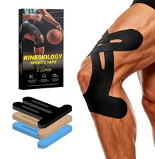Precut Kinesiology Tape for Knees 12 Pcs Knee Tape for Knee Pain Relief Pre C...