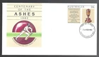 AUSTRALIA POST PRE-STAMPED ENVELOPE 1982. CENTENARY OF THE ASHES. FDC.