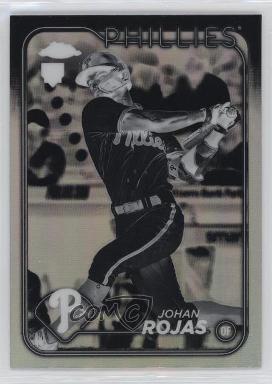 2024 Topps Chrome Negative Refractor Johan Rojas #273 1k9t